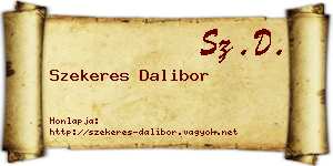 Szekeres Dalibor névjegykártya